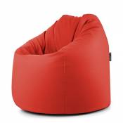 Tera Cab Pouf fauteuil souple en simili cuir PVC déhoussable
