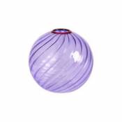 Vase Spiral / Ø 13 cm - Verre - & klevering violet en verre