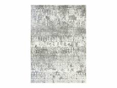 Vestale impression - tapis extra-doux impression gris argent 160x230