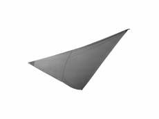 Voile d'ombrage triangulaire 3x3x3m gris foncé