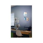 Applique Murale Pour Chambre En Forme De Cheval En Résine E27 Applique Murale Lampe E49 Bleu - Bleu