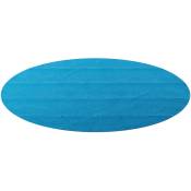 Bâche solaire pour piscine 366cm bleu ronde Oskar