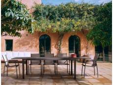 Bobochic table de jardin extensible diani 200/300 cm