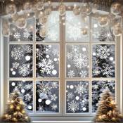 Ccykxa - Autocollants de fenêtre de Noël s'accrochent
