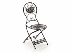 Chaise de jardin pliable mani , bronze