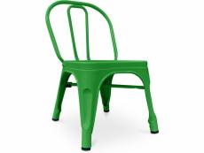 Chaise pour enfant stylix - métal vert