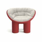 Coussin INDOOR / Pour fauteuil Roly Poly - Driade blanc en tissu