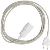 Creative Cables - Snake - Lampe plug-in avec câble textile coloré 3 Mètres - RN01 - RN01