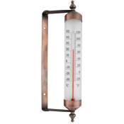 Esschert Design Thermomètre de fenêtre Zinc 25 cm