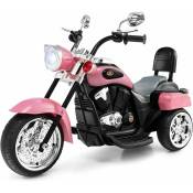 GOPLUS Moto électrique pour Enfants, Véhicule électrique 6 V à 3 Roues avec Vitesse 2,5-3km/h,Charge 30 KG, Scooter pour Garçons et Filles à partir