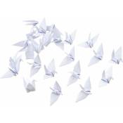 Grues en papier Origami 100pcs guirlandes en papier