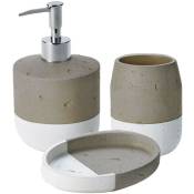 Guy Levasseur - Set de salle de bain en céramique taupe - taupe