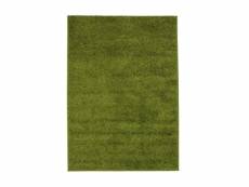 Home shaggy - tapis à poils long toucher laineux vert