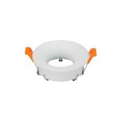 Horoz Electric - Support spot rond blanc fixe GUI0/MR16 IP20 - Blanc
