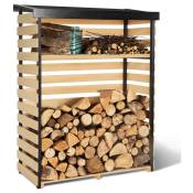 Idmarket - Abri de stockage en bois pour bûches toit