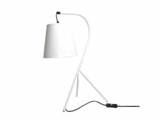 Lampe chevet design trépied blanc - campana 70587205