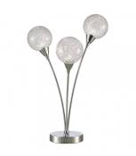 Lampe de table chromée Protea 3 Ampoules