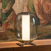 Lampe de table Meridiano LED / Ø 31 x H 43 cm - Fontana Arte gris en verre
