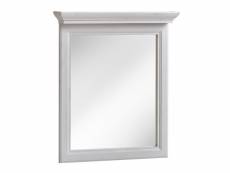 Miroir de salle de bain lutecia white - 65 x 76 cm
