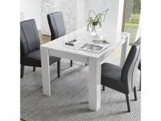 Table 180 cm blanc laqué design antonio