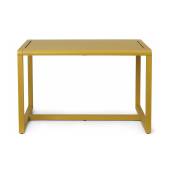 Table en bois de frêne jaune 48 x 82 cm Little Architect