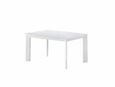 Table extensible 140 à 200 cm rectangulaire plateau