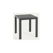 Table extérieure Table Sirley Aluminium Noire 70x70