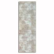 Tapis de couloir Davoli Antidérapant 80 x 200 cm - Blanc
