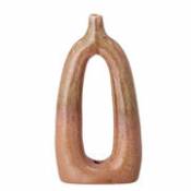 Vase / Céramique - Fait main / H 24,5 cm - Bloomingville orange en céramique