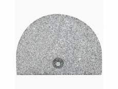 Vidaxl socle de parasol granite courbe 10 kg gris 45069