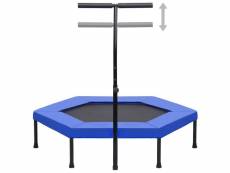 Vidaxl trampoline avec poignée et coussin de sécurité