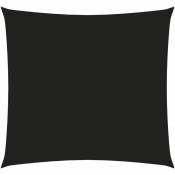 Voile de parasol Tissu Oxford carré 3,6x3,6 m Noir - Noir - Inlife
