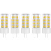 5X G4 Lampe led 5W Ampoule Lampe 51 smd 2835LEDs Blanc