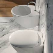 Appareils sanitaires muraux design srie Mascalzone sige de toilette bidet et fixations