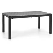 Blumfeldt - Menorca Expand table de jardin 163 x 95 cm aluminium polywood anthracite - Gris