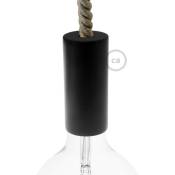 Creative Cables - Kit douille E27 en bois pour corde xl Noir - Noir