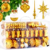 Kesser - Boules de Noël 101 pièces avec pointe d'arbre