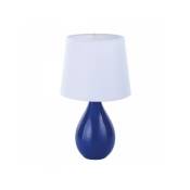 Lampe de bureau Versa Aveiro Bleu Céramique (20 x 35 x 20 cm)