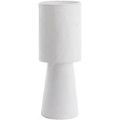 Lampe de table - blanc - textile - 1881473 - Blanc