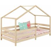 Lit cabane rena lit simple montessori pour enfant 90