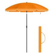 Parasol de 160 cm protection solaire upf 50+ Inclinable