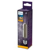 Philips - ampoule led Stick T32 Modern Filament Mini Smoky E27 11W Blanc Chaud, Verre