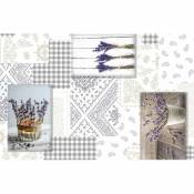 Set de table provençale Tradilav - 30 x 45 - Blanc