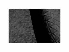 Sous nappe noir graphite rectangulaire 140 x 350 cm - protège table pvc - livraison roulée sur tube