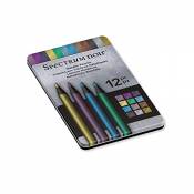 Spectrum Noir métallique Crayons (12 PK), Lot de 12