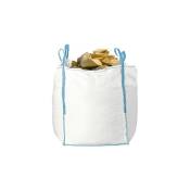 Springos - Sac Big Bag 1000 kg résistant aux déchets, conteneur blanc.