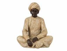 Statuette homme indien assis
