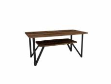 Table basse shahi 90x50cm bois foncé