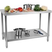 Table de travail inox Royal Catering RCAT-100/60-NW