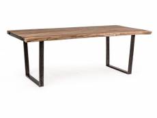 Table en bois massif et métal - connemara